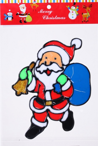 Наклейка декоративная cиликоновая 3 микс (6 дизайнов) в ассортименте 13x18 см