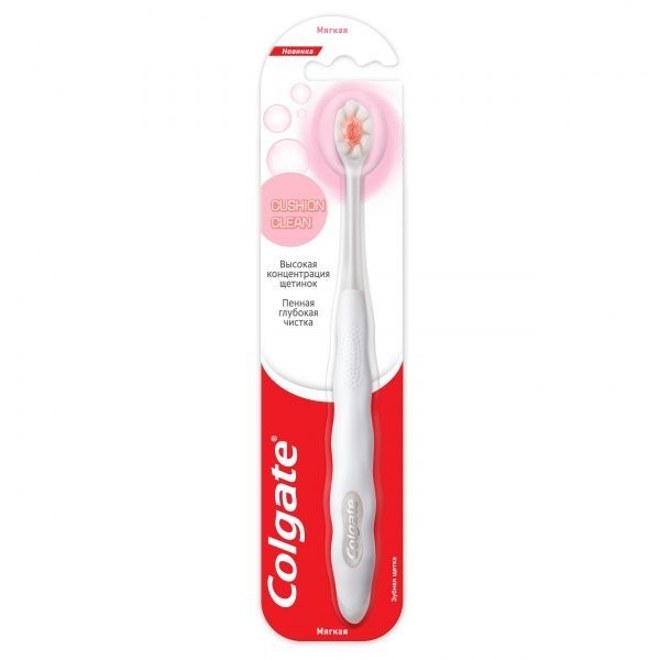 Зубная щетка Colgate Cushion Clean мягкая