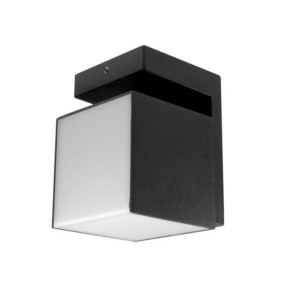 Світильник вуличний настінний Lutec LED Cuba 12 Вт IP54 чорний 