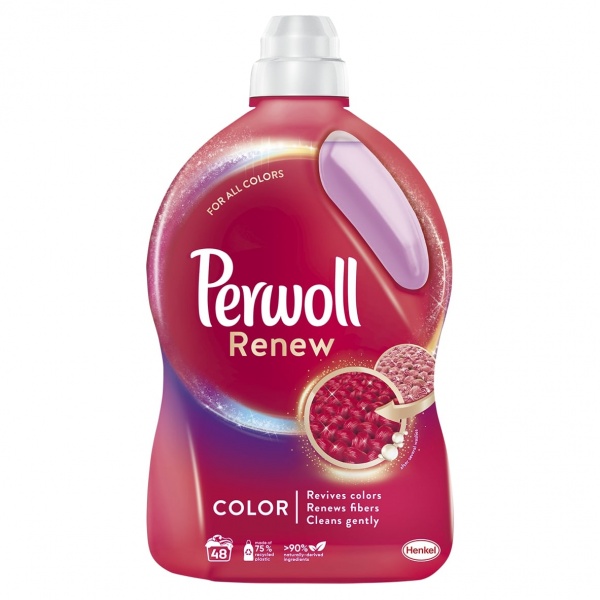 Гель для машинной и ручной стирки Perwoll Renew Color 2,88 л 