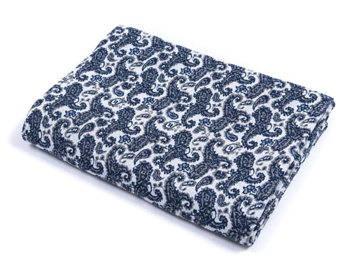 Покривало Діжон Пейслі 145x210 см Текстиль-Контакт синій 