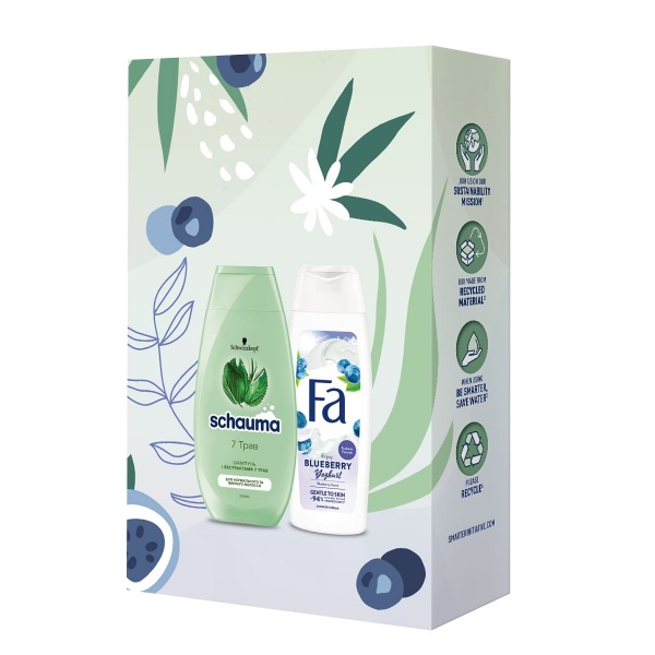 Набір подарунковий для жінок Fa Herbal & Blueberry