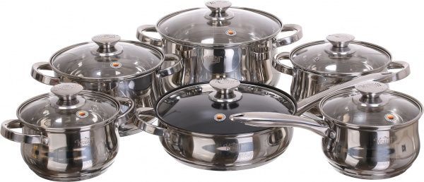 Набор посуды 12 предметов 26-242-040 Krauff