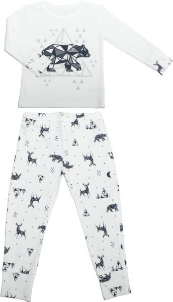 Пижама для мальчиков р.116 молочный 256-222 