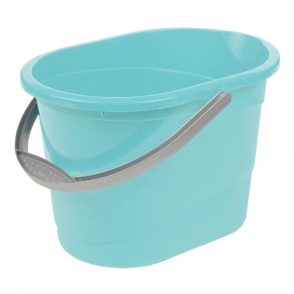 Відро Keeeper зі зливом 370x265x250 мм блакитне 13 л 