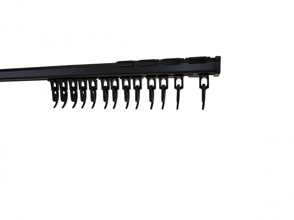 Карниз Karniz plus KS-1 одинарный 150 см черный 1 шт.