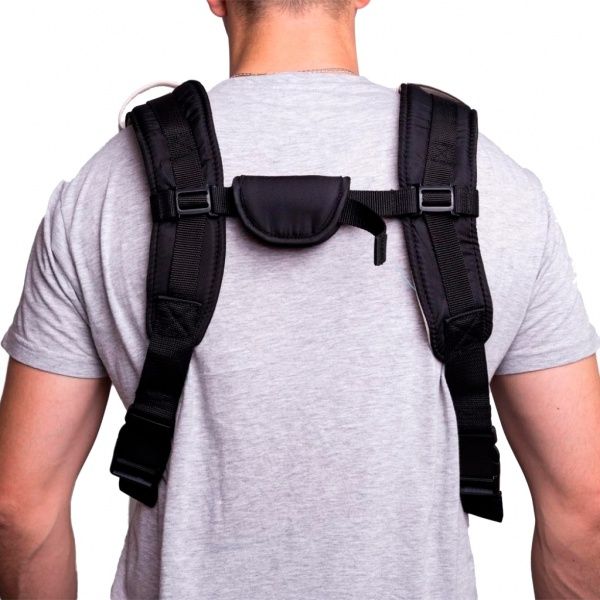 Рюкзак-кенгуру 5 в 1 Safe Top черный Bugs 