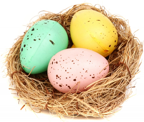 Декорация пасхальная Яйца в гнезде E580071
