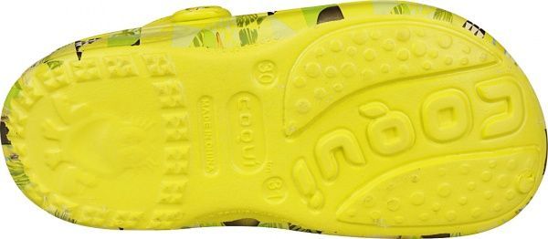 Сабо Coqui Big Frog Printed 8115-221-1300 р. 30/31 желтый
