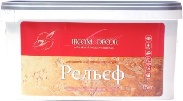 Декоративна штукатурка Рельєф Ircom Decor 15 кг