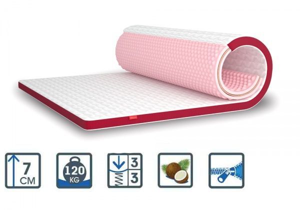 Матрац Гранат Кокос Flip MatroLuxe 140x200 см