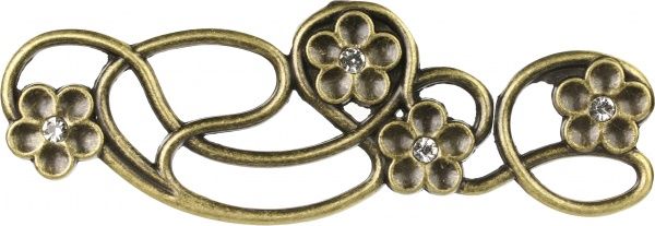 Ручка-скоба 128 мм оксидированная бронза Kerron CRL27-128 OAB