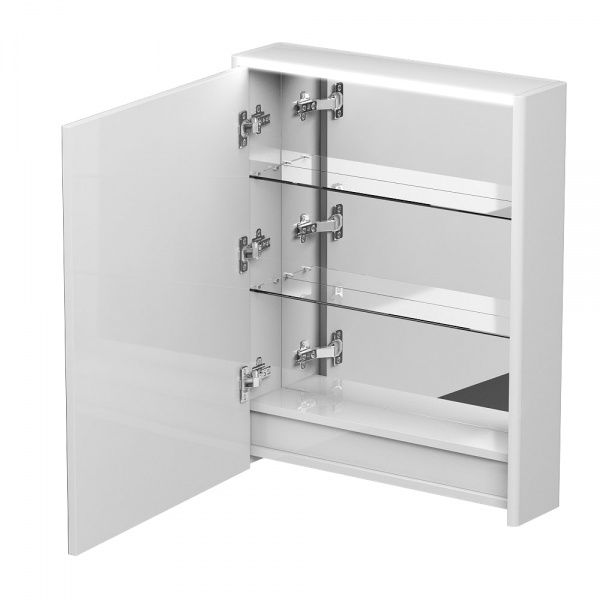 Дзеркальна шафа Aquarius Milano з LED-підсвічуванням 60 білий 