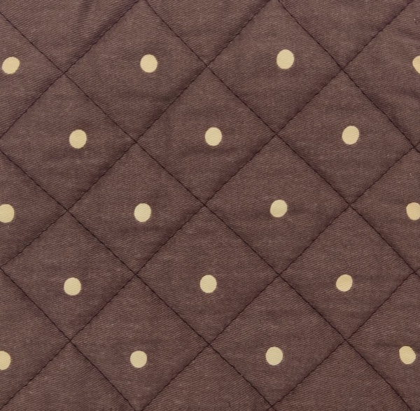 Набор кухонный Горошек коричневый с рисунком Simi 