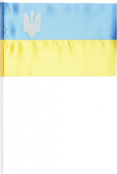 Флаг П3 атлас трезубец на палочке (П3АТ)