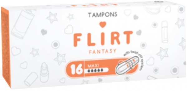 Тампоны fantasy FLIRT maxi 16 шт.