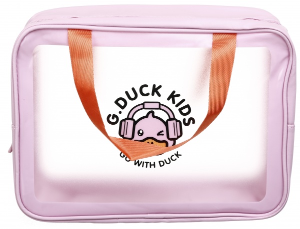 Косметичка Duck Pink 30х10х21 см розовый RH2211p