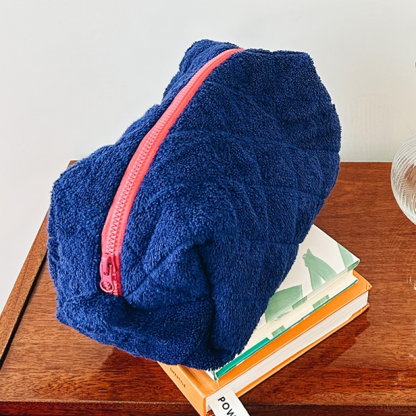 Косметичка Organize Косметичка Тедди Organize махрова 24*13*13 см (синій) синій 