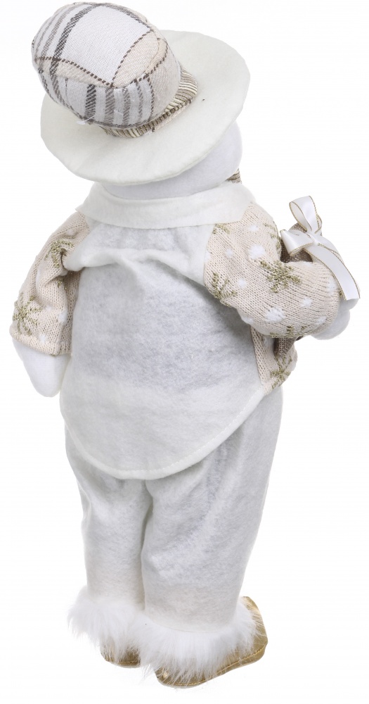 Декорация новогодняя Санта/Снеговик 28х65 см 2 ассортимент 65 см