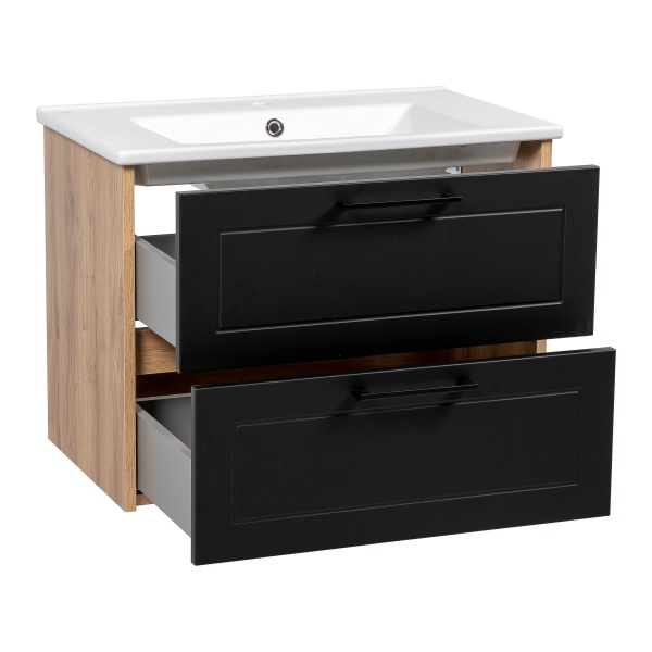 Тумба підвісна Aqua Rodos Барі 75 см з умивальником Arte