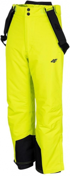 Штани 4F SKI TROUSERS JSPMN001 HJZ22-JSPMN001-45S р. 158 салатовий