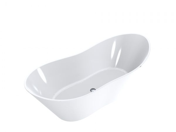 Ванна из искусственного камня Miraggio Florida 180x76 белая 