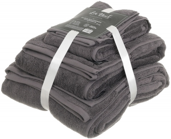 Набір рушників Exclusive 4 шт сірий La Nuit 