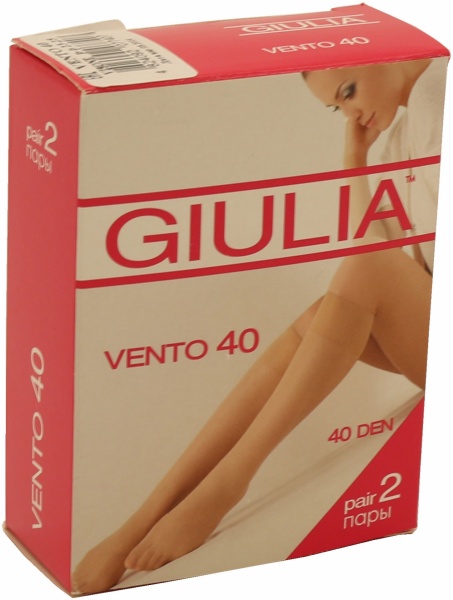 Гольфы Giulia Венто 40 den р. one size тілесний 