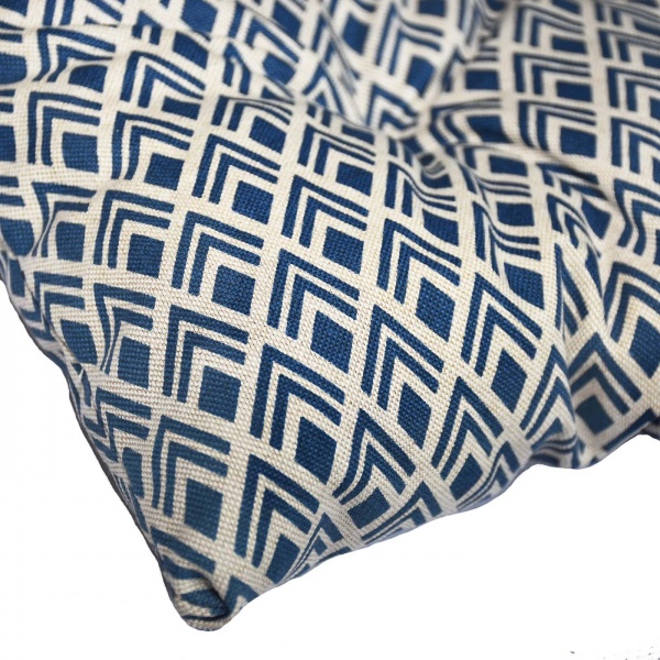 Подушка на стул Joy синий рисунок La Nuit