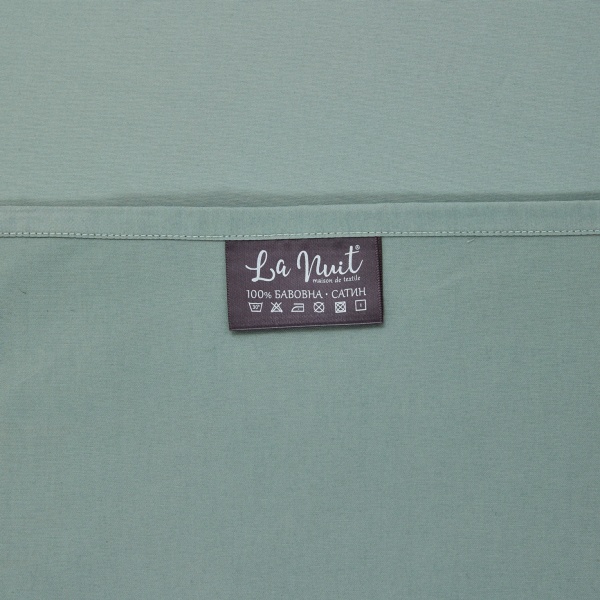 Комплект постільної білизни Solido 2 зелений La Nuit 