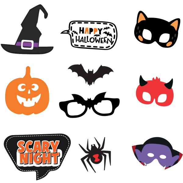 Декорація YES! Fun Хелловін для фотосесії 10 шт.