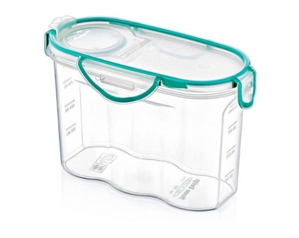 Ємність для зберігання Transparent з герметичною кришкою 1.2л. SA-580 PlastArt