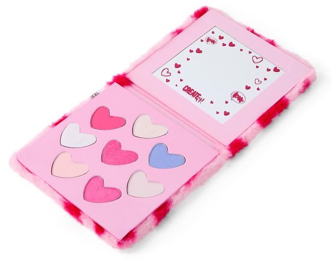 Палетка теней CREATE IT! LOVE Пушистая ,84591