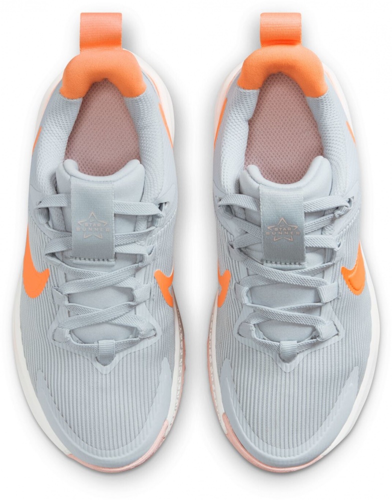 Кроссовки для девочек Nike STAR RUNNER 4 DX7614-008 р.33,5 серые