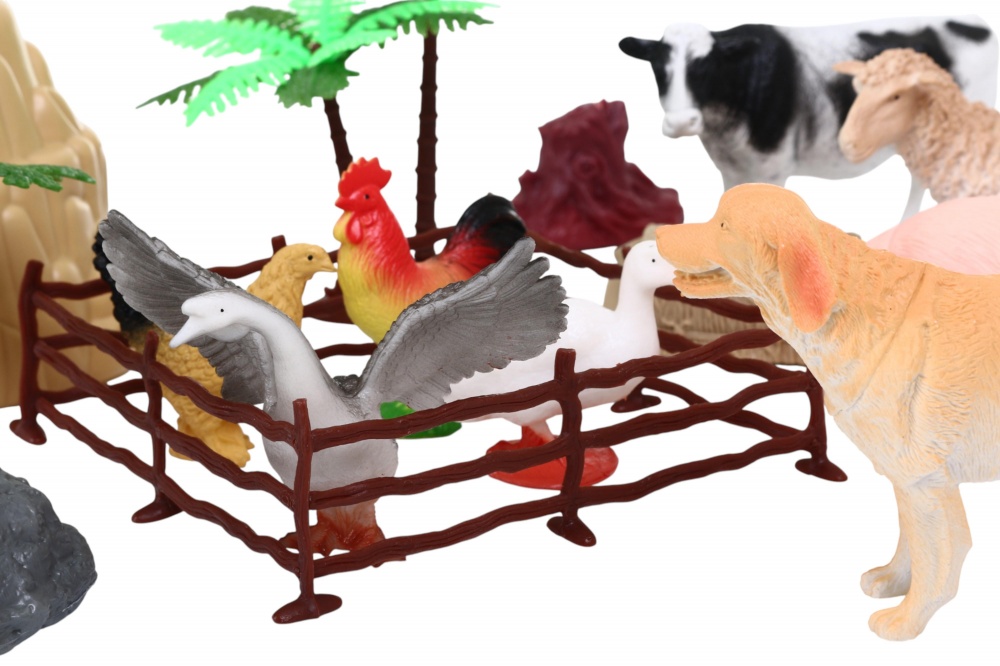 Игровой набор PIXIE ведро ферма 19 шт. 20.5х15.5х15.5 см пластик YX-8014