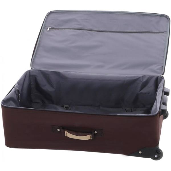 Чемодан UP! (Underprice) 1020NC 30 л коричневый 51х35х17 см 