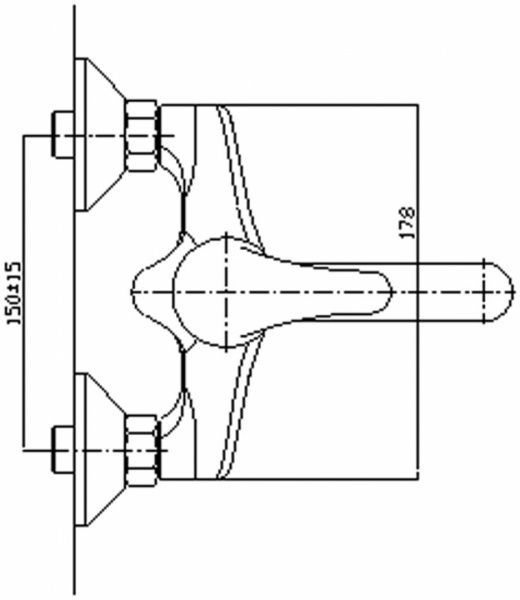 Смеситель для ванны Mixxen Ирида НВ5733240С-15F