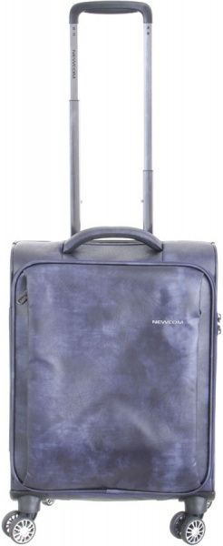 Чемодан UP! (Underprice) N1186 синий 45х36,5х15,5/17,5 см 