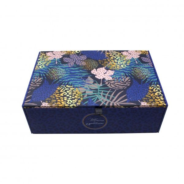 Шкатулка Джунгли M 18x26x7,5 см синий CooverBox