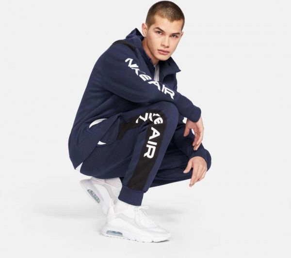 Штани Nike M NSW AIR FLEECE JGGR DC4317-410 р. 2XL синій