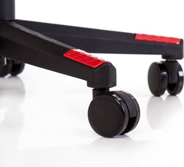 Кресло Nowy Styl HEXTER MX R1D TILT PL70 ECO/02 BLACK/RED FR черный/красный 