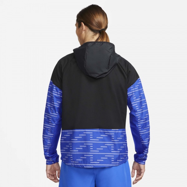 Джемпер Nike M NK TF RPL RDVN MILER FLS JKT DD6102-011 р. S синий