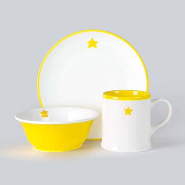 Тарілка обідня 20 см KP-46 Yellow MVM