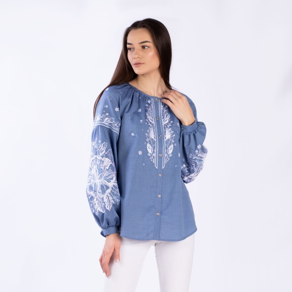 Вишиванка Едельвіка синій р. 42 166-22/00 