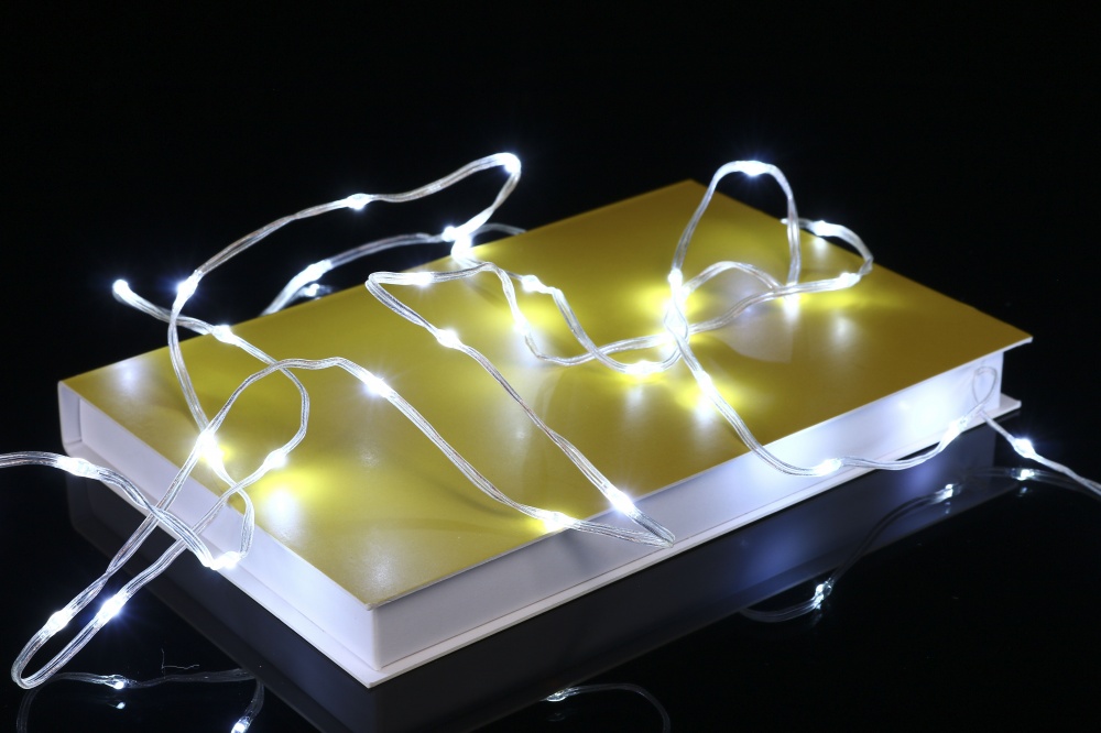 Гирлянда светодиодная с таймером белая встроенный светодиод (LED) 100 ламп (AX9645060)