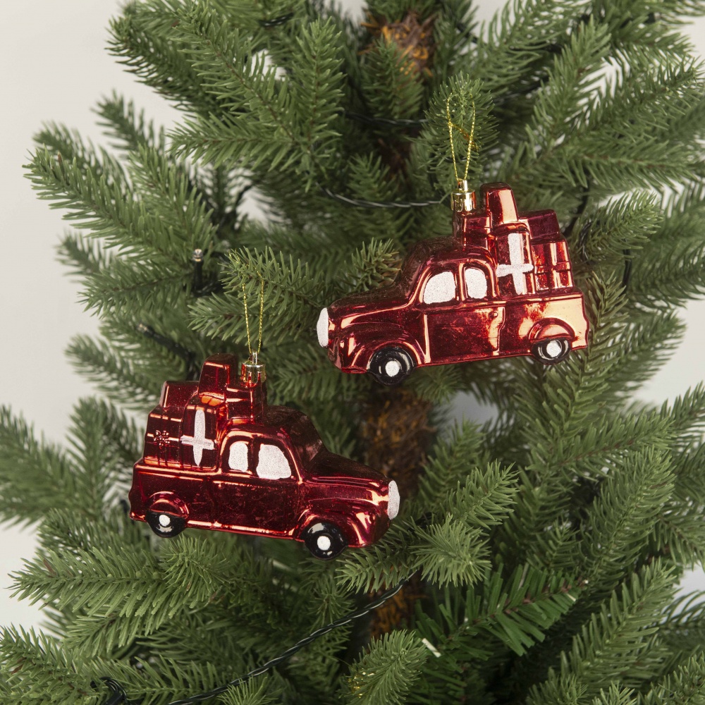 Набор игрушек 4 вида в ассортименте 8-10 см белый с красным