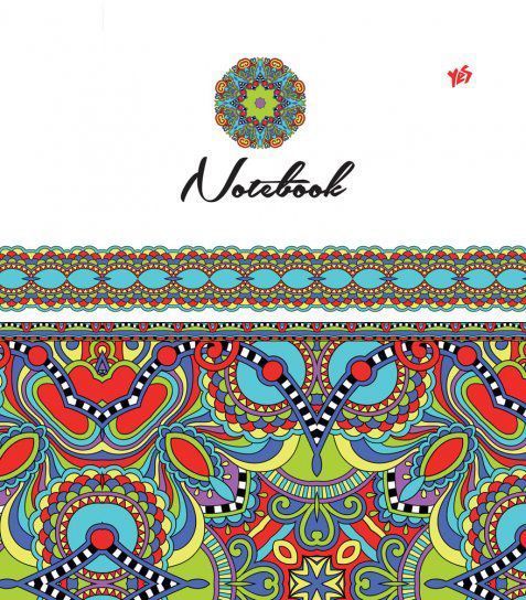 Блокнот 200*200/64 интег., Мат + глитер Pattern YES