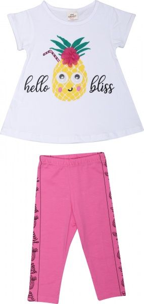 Костюм Туреччина з ананасом р.98 білий 9007 