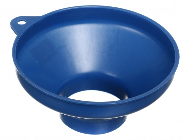 Лійка на банку широка синій