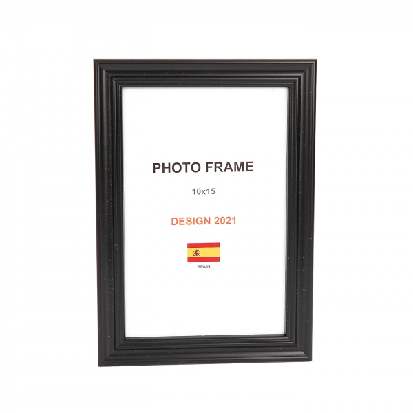 Рамка для фото 1 фото 10x15 см черный матовый 